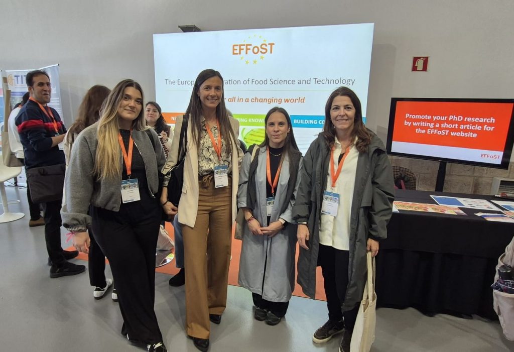 AA1 researchers Paz Otero, Lucía Cassani, Antía Torres and Carla Cameselle